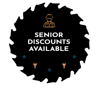 Seniors Discount Available Badge